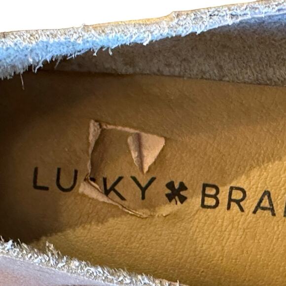 Lucky Brand Cahill Women’s 7.5 Natural Leather Super Soft Flats - Picture 8 of 8